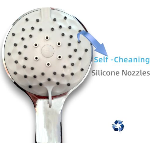 Super Mundo 110mm Visokotlačna Glava Tuša s 3 Načina Rada - Ručni Tuš za Uštedu Vode za Čišćenje Kupaonice - Jednostavna Instalacija, Okrugli Oblik