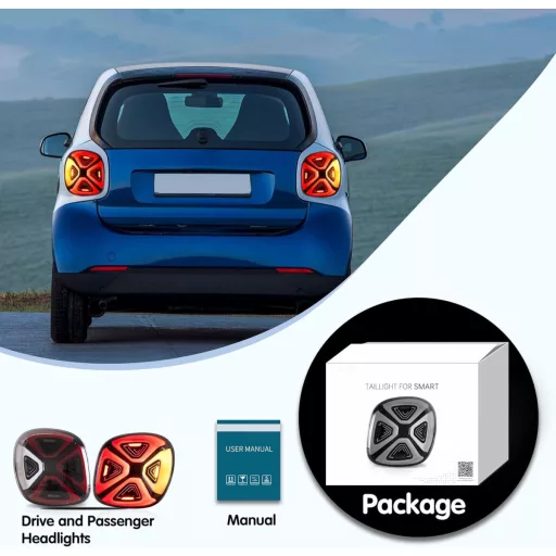 VLAND Stopuri LED pentru Smart Fortwo Forfour 453 2014-2019