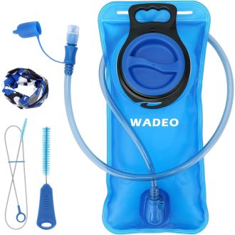  WADEO 2 literes hidratációs hólyag szivárgásmentes vízzel, katonai vízhátizsák túrázáshoz futáshoz kerékpározáshoz