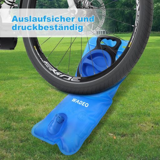 Rezervor de hidratare WADEO de 2 litri, anti-scurgere, rucsac cu apă militar pentru drumeții, alergare și ciclism