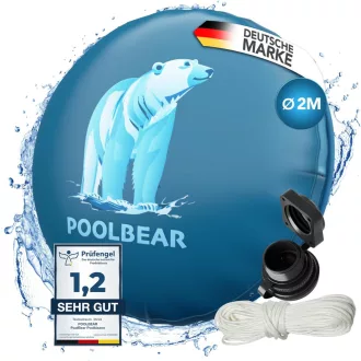   PoolBear 2m XXL Medence Téli Párna Dupla Varrattal Fagycsapda Védelemmel