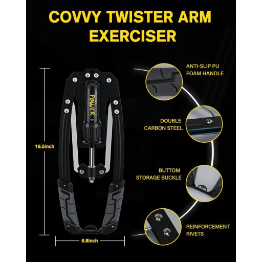 COVVY Kar Erősítő Twister 10-200 kg Mellizom Vállizom Edzés