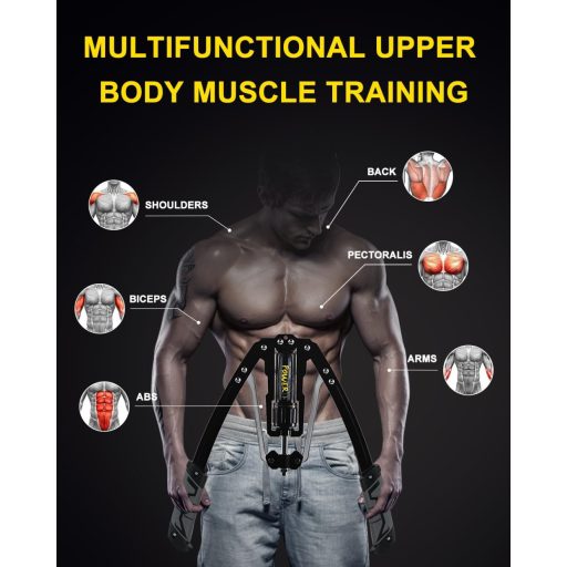 Dispozitiv pentru întărirea brațelor COVVY Twister 10-200 kg, antrenament pentru mușchii pectorali și umeri