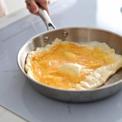 IBILI 24 cm rozsdamentes acél serpenyő indukciós nem tapadó ezüst