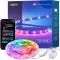Bandă LED inteligentă RGBIC Lepro MagicColor, 5m, compatibilă cu Alexa și Google