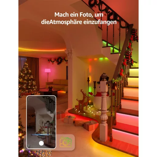 Lepro MagicColor RGBIC 5m okos LED szalag Alexa és Google kompatibilis