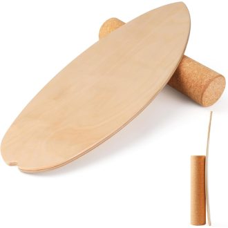   Cowiewie Balance Board 15mm + 10mm Čepni valjak, nosivost 150kg, za surfanje i skateboarding