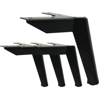   WZCMLJ 4 db fekete bútor láb 12 cm fém szekrény láb asztal szék kanapé