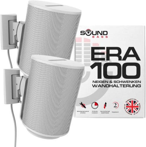 Sound bass Fehér Fali Tartó Sonos ERA 100 Hangszóróhoz - Dönthető és Forgatható Konzol, Egyszerű Telepítés, 2 db Szett Rögzítőkészlettel

AI