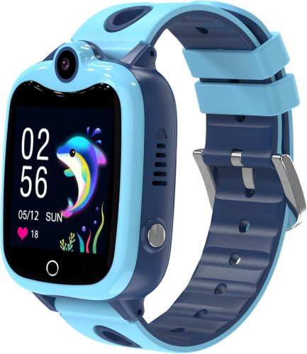 Ceas Smartwatch 4G pentru Copii cu GPS, Apel Video și Funcție SOS - Rezistent la Apă și cu Slot pentru Cartelă SIM