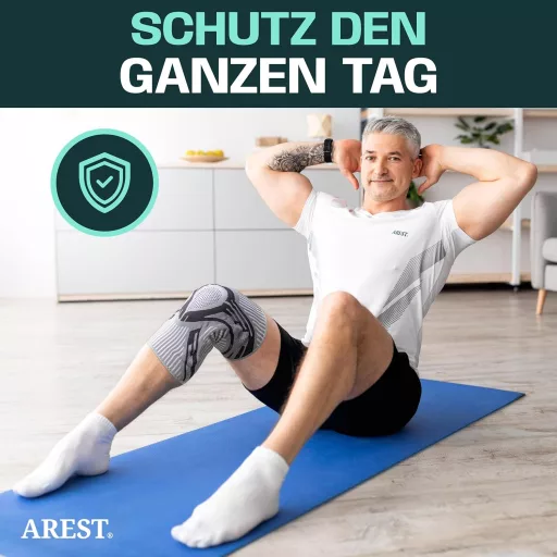 Orteză Genunchi Compresivă AREST cu Stabilizatoare Laterale, Mărimea S