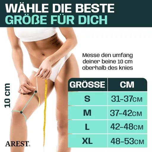 Orteză Genunchi Compresivă AREST cu Stabilizatoare Laterale, Mărimea S