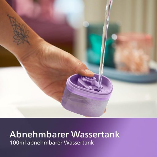 Philips 3000 hordozható gőzölő 1000W kompakt összecsukható lila