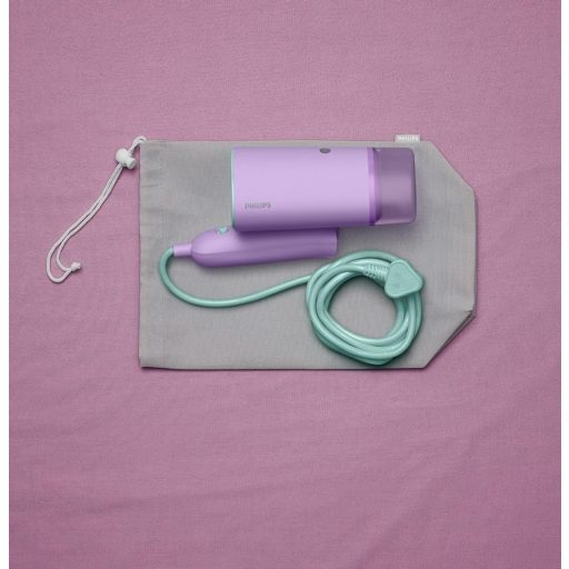 Philips 3000 hordozható gőzölő 1000W kompakt összecsukható lila