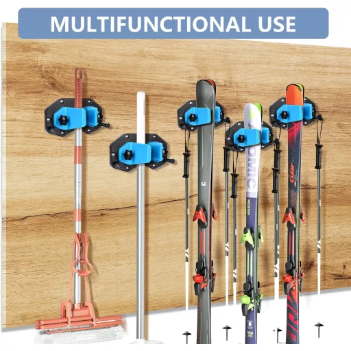 BOOSTEADY Sí és Snowboard Fali Tartó Tárolóállvány Falra Szerelhető
