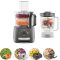 Kenwood Multipro Compact FDP31.170GY Food Processor with 2 Speeds + Pulse Included Mixer 1.2L, Bowl 2.1L for Chopping, Grating and Kneading 800W