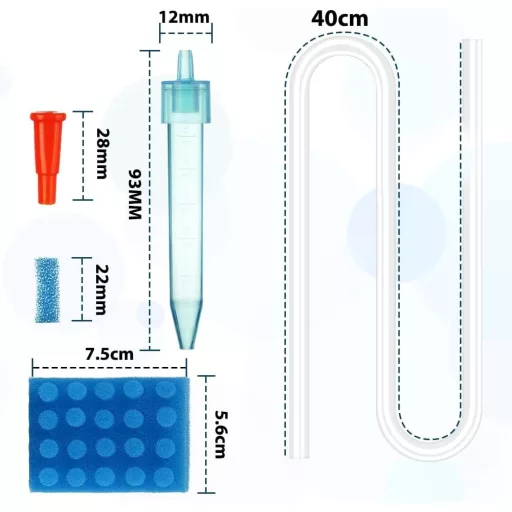 Aspiratori za nos Aolso za bebe sa 40 filtera, mekom silikonskom glavom, od 0 mjeseci.