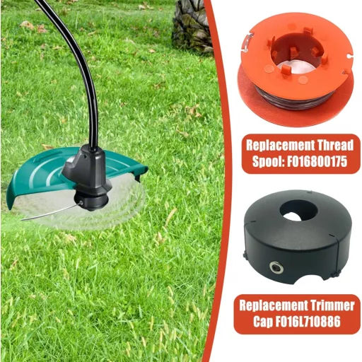 luolety Bosch Fűkasza Damil ART 23/26/30 Combitrim Easytrim Modellekhez - 1,6mm 8m Pótdamil F016800175 Kompatibilis - 8 Orsó + 1 Kupak