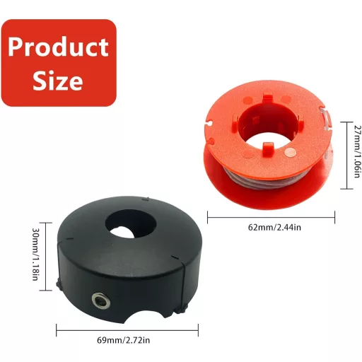 luolety Bosch Fűkasza Damil ART 23/26/30 Combitrim Easytrim Modellekhez - 1,6mm 8m Pótdamil F016800175 Kompatibilis - 8 Orsó + 1 Kupak