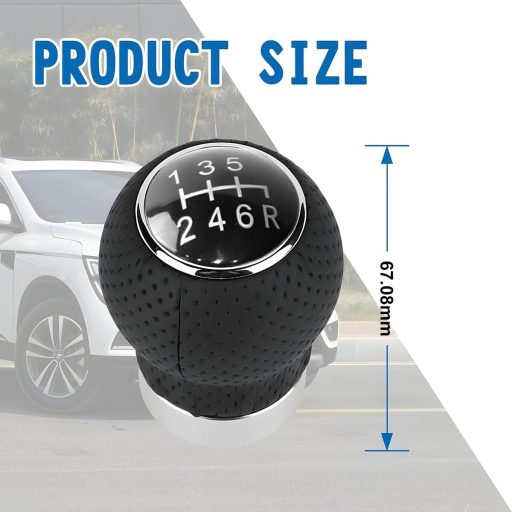 Schimbător de viteze din piele JNNJ universal pentru transmisie manuală cu 3 adaptoare