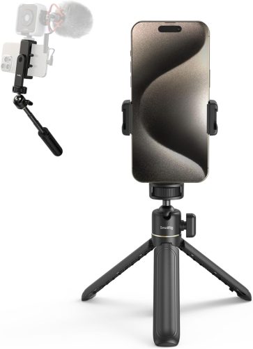 SmallRig VK-20 Univerzális Vlogger Készlet iPhone és Samsung Telefonokhoz, YouTube és TikTok Videózáshoz