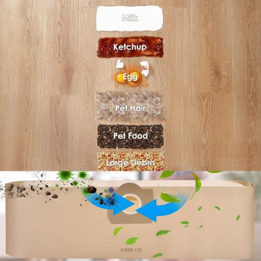 FINEVERNEK WD3 porszívó szűrőzsák 5db Kärcher 6.959-130.0 kompatibilis