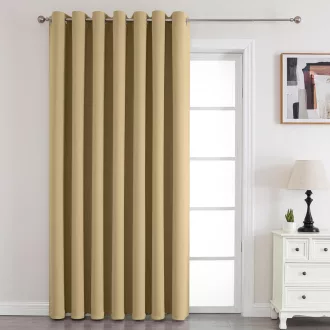   Joydeco Sötétítő Ajtófüggöny Bézs 132x210cm Hőszigetelő Hangszigetelő