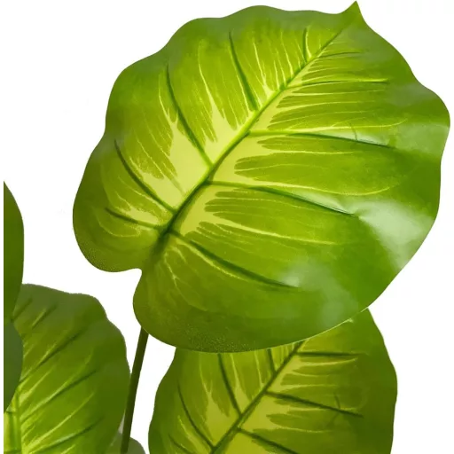 Zelihrdu Umjetna palma Dekoracija 75 cm - Žuta Umjetna biljka u Tegli, Savitljive Grane, Sobna Ukrasna biljka za Ured, Dom, Moderna Dekoracija Stana