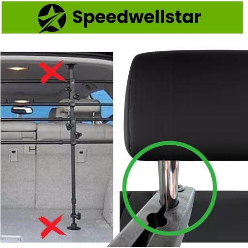 Speedwellstar Autó Kutyarács Csomagtartóhoz Univerzális Állítható Fém Rács