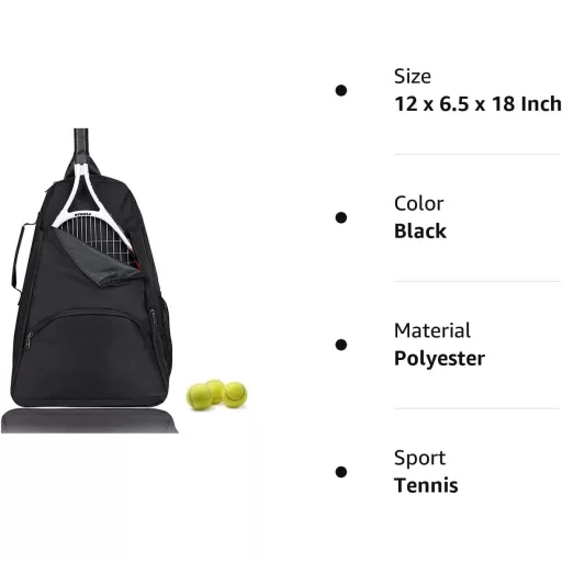 Tenisový batoh Nogsay unisex športový batoh na raketu pre ženy, mužov aj deti