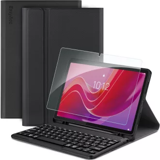   EasyAcc Lenovo Tab M11 TB330 2024 Billentyűzetes Tok Képernyővédővel