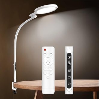   Trayvespace LED asztali lámpa állítható nyakkal, 5 színhőmérséklet, 10000 lux