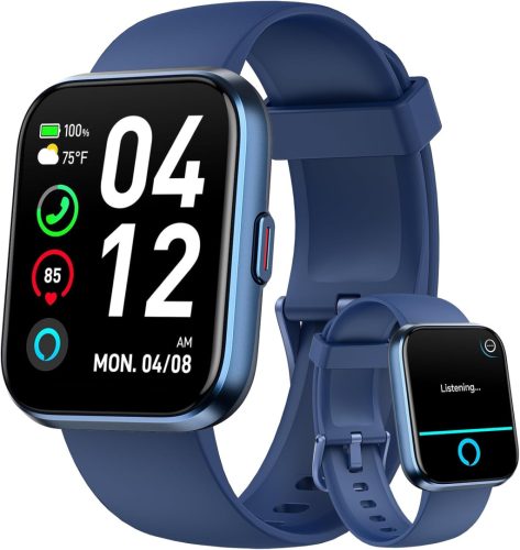 Ceas Smart Fitpolo cu Funcție de Apelare - Peste 110 Moduri Sport, Ecran Tactil HD de 1.8", Alexa, Monitorizare Ritm Cardiac, Monitorizare Somn, Tracker Fitness Rezistent la Apă IP68