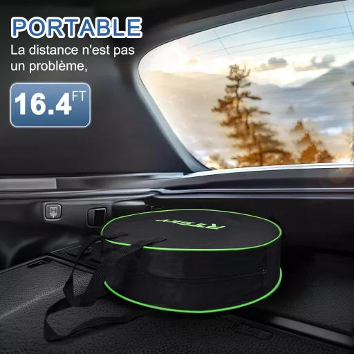 Cablu de încărcare pentru mașini electrice RTSKY Type 2, 22kW, 5m, 32A, pentru Tesla Model 3/Y