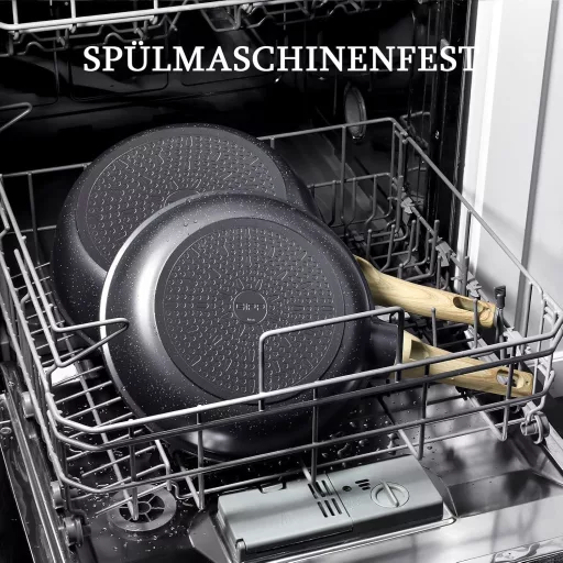 GiPP Granite Serpenyő Fedővel 28cm Indukciós Tapadásmentes Szürke