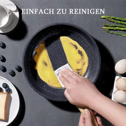 GiPP Granite Serpenyő Fedővel 28cm Indukciós Tapadásmentes Szürke