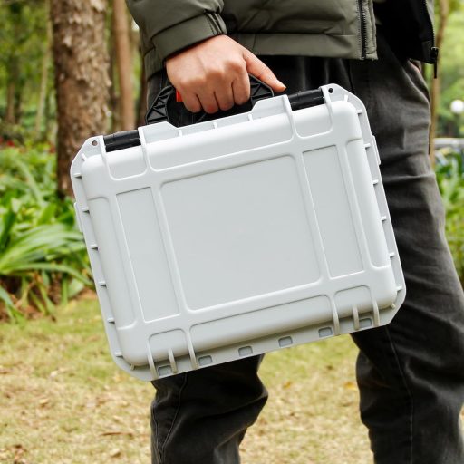 AMAZEAR Védőtok Apple Vision Pro Szemüveghez - Szürke, Modern Kivitel, IP67 Vízálló, EVA Béléssel, Tartozéktartóval