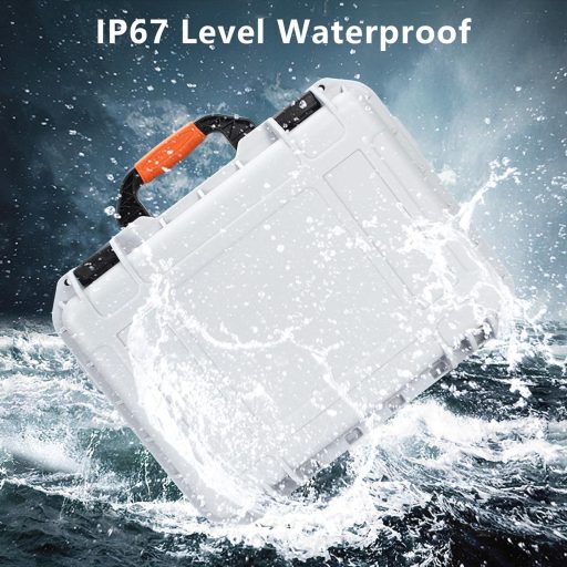 Husă de protecție AMAZEAR pentru ochelarii Apple Vision Pro - Gri, design modern, rezistentă la apă IP67, căptușită cu EVA, cu suport pentru accesorii