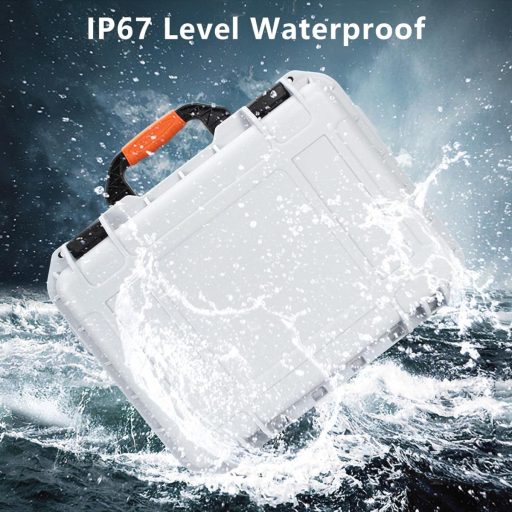 Husă de protecție AMAZEAR pentru ochelarii Apple Vision Pro - Gri, design modern, rezistentă la apă IP67, căptușită cu EVA, cu suport pentru accesorii