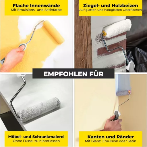 Set de Pensule, Role și Tampoane de Vopsit Luigi