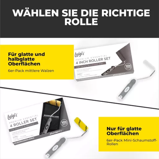 Luigi's Festékecset, Festőhenger és Festőpárna Szett