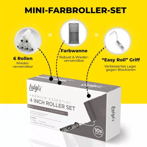 Luigi's Festékecset, Festőhenger és Festőpárna Szett