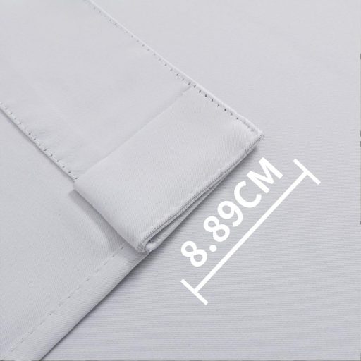 Joydeco Thermal Sötétítő Függöny 2db 240x135cm Szürke-Fehér Modern