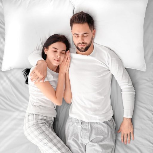 Utopia Bedding 2 darabos párna 80x80 cm, légáteresztő és puha alvópárna fehér