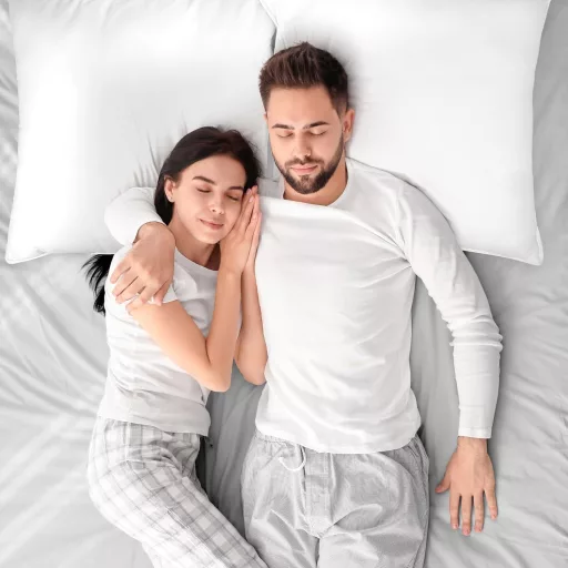 Utopia Bedding 2 darabos párna 80x80 cm, légáteresztő és puha alvópárna fehér