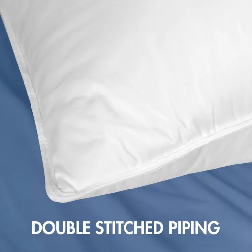 Utopia Bedding 2 darabos párna 80x80 cm, légáteresztő és puha alvópárna fehér