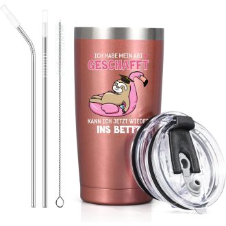   Livole Poklon za maturu 2025 za djevojke - Termos šalica od 600 ml sa slamkom