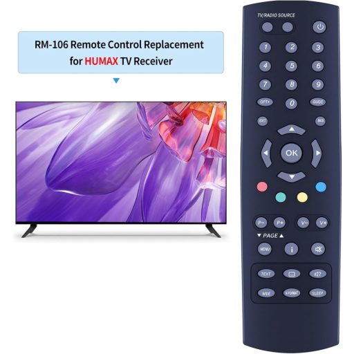 Telecomanda înlocuitoare TCNOUMT pentru receptor digital de cablu Humax HD-Fox RM-106 CXHD-5000C HDCI5000