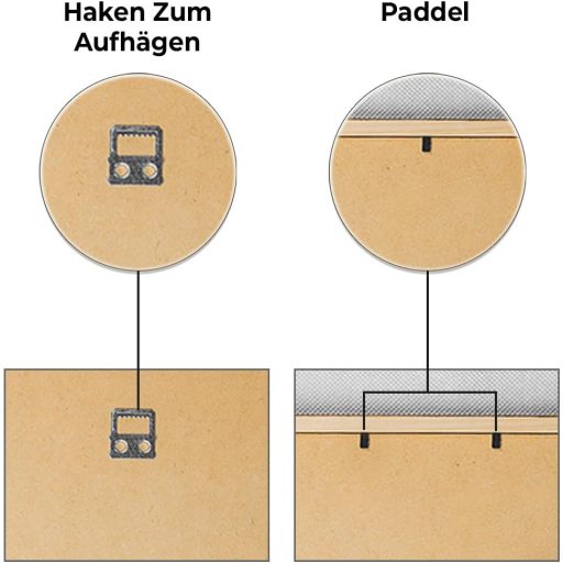 JCNORD fekete képkeret 10x15 cm MDF fa modern fali asztali fotókeret akril üveggel