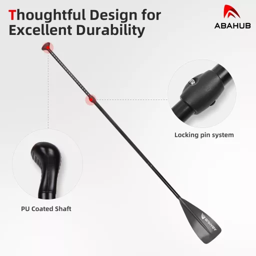 Abahub gyermek SUP evező 140-178 cm állítható alumínium lapát paddleboard-hoz